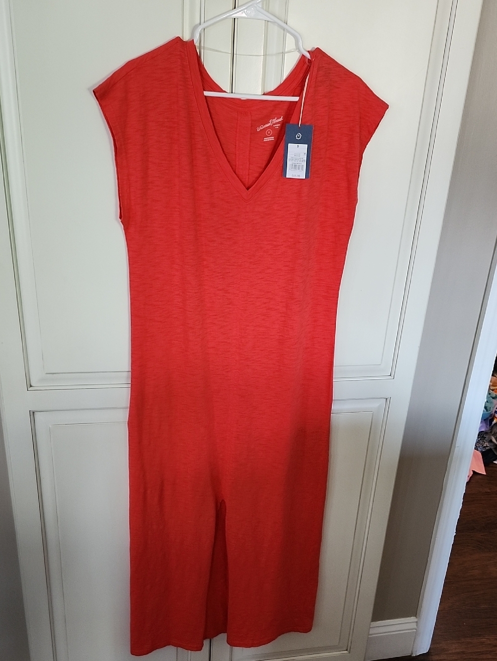 Universal Thread Coral V-Neck Maxi Slip Dress